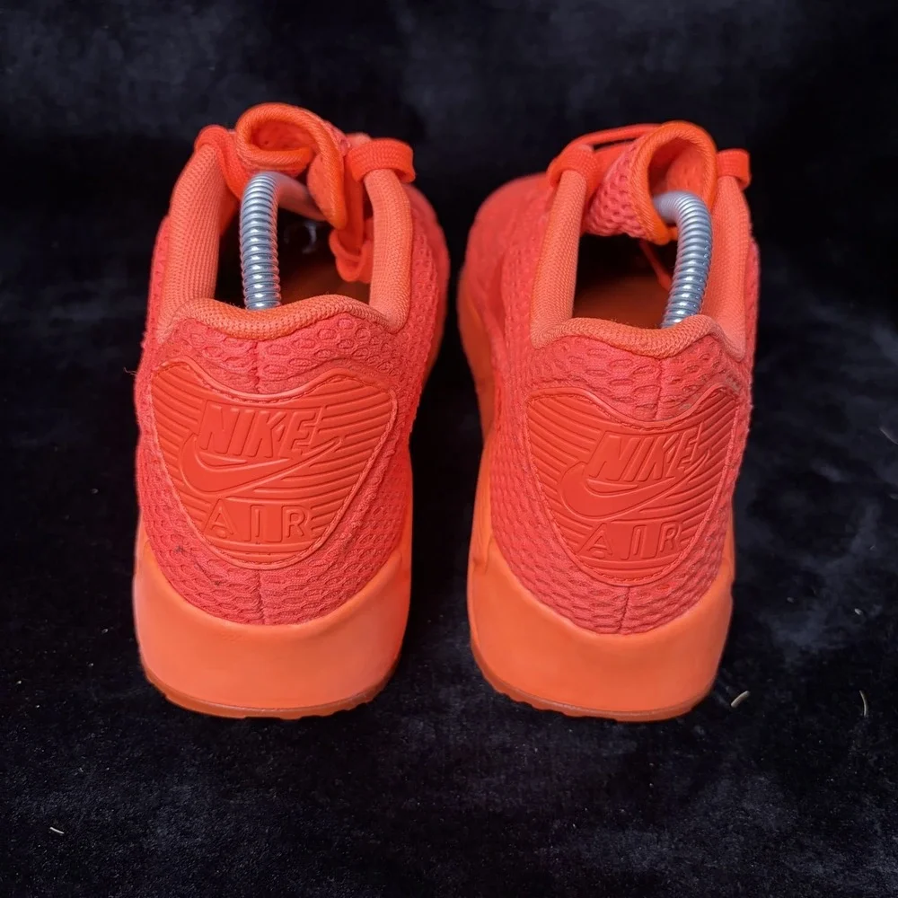Nike Air Max 90 Ultra Breathe 725222-800 Mens 9 Running Shoes Orange Sneaker
